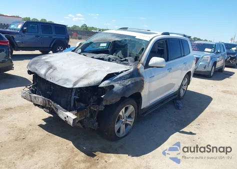 2012 Toyota Highlander Limited V6 z USA, uszkodzony, nr VIN 5TDYK3EH0CS071407